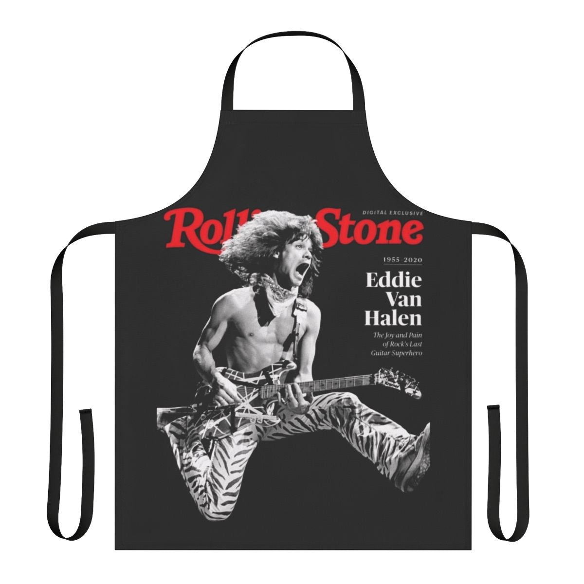 Fashionable rock-themed apron for music lovers and kitchen enthusiasts