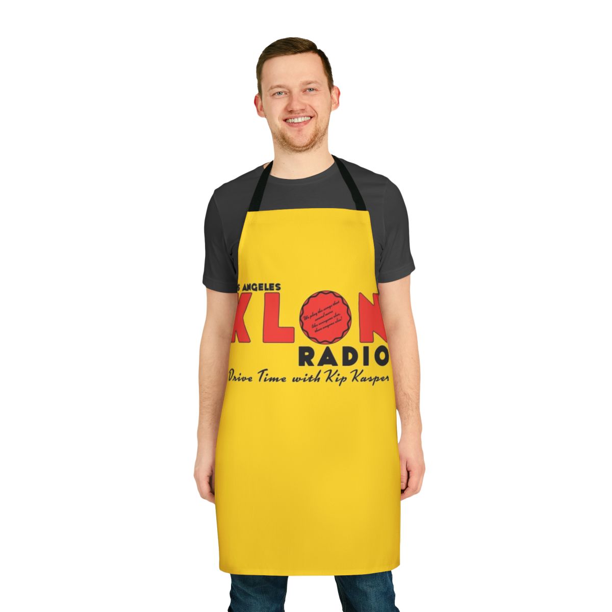 Apron featuring the iconic radio design, perfect for fans of Queens of the Stone Age and their album "Songs for the Deaf"