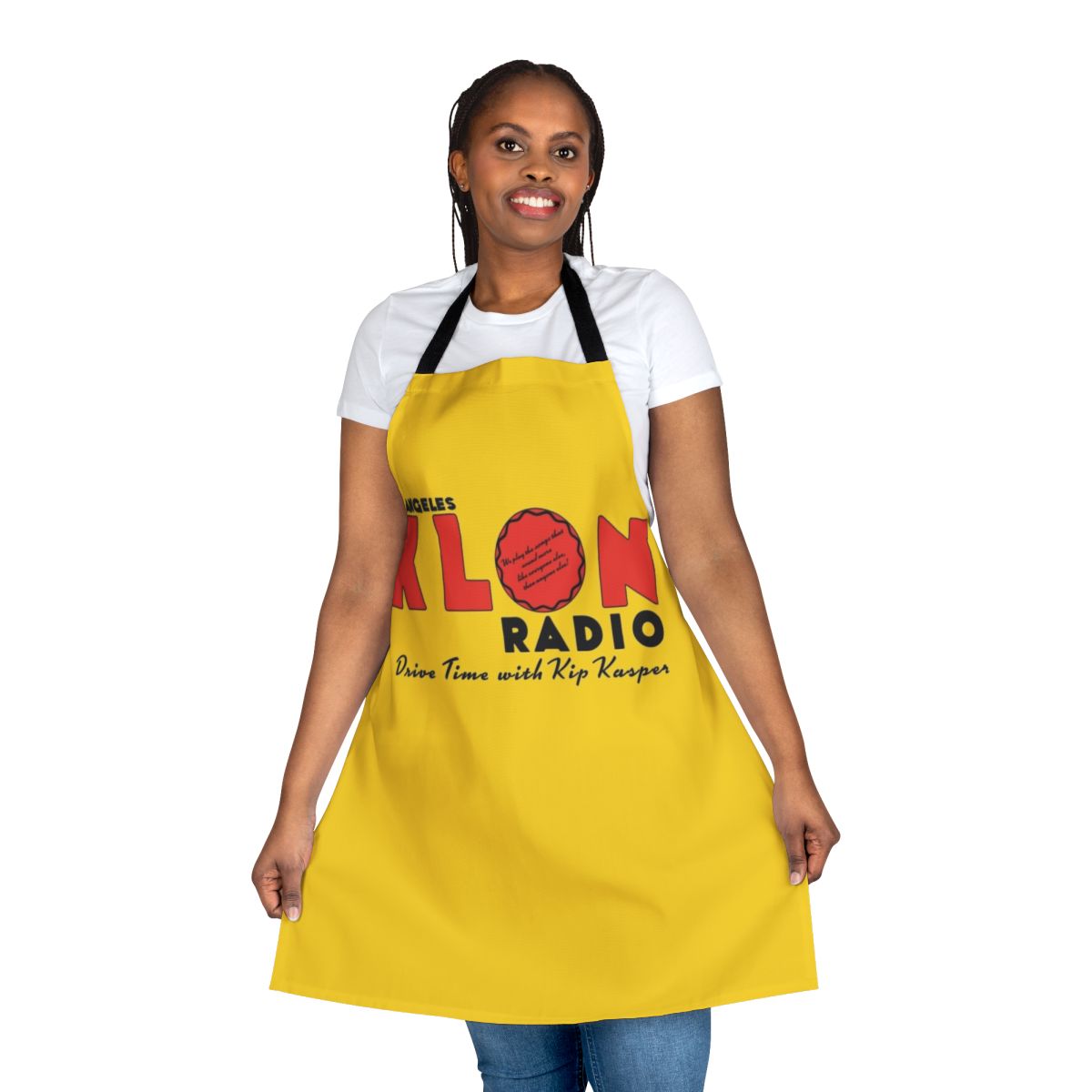 Apron featuring the iconic radio design, perfect for fans of Queens of the Stone Age and their album "Songs for the Deaf"