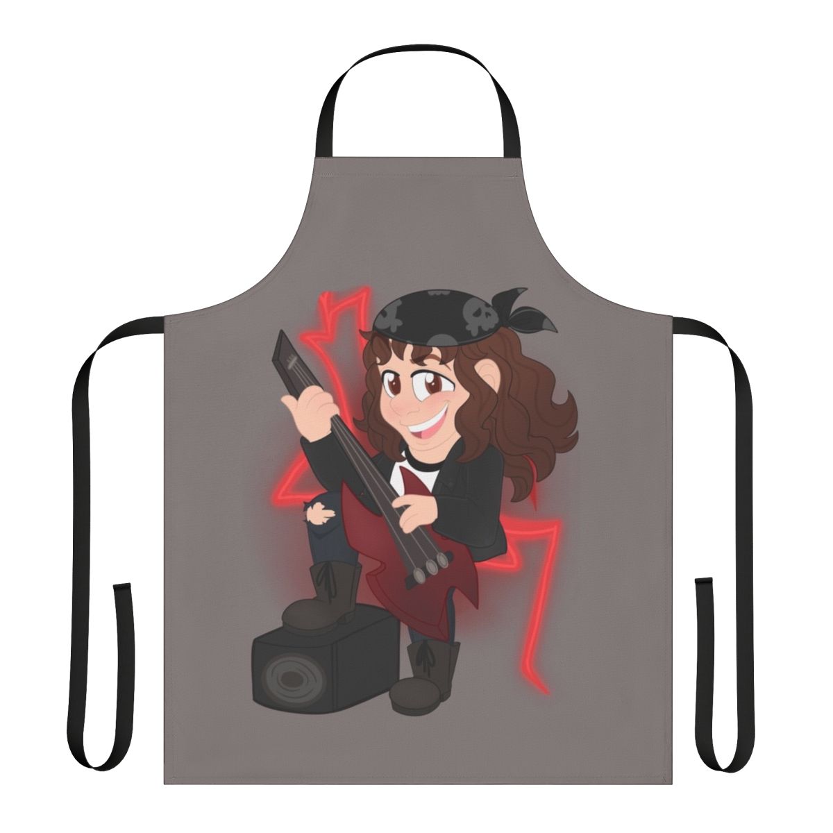 Eddie Munson inspired apron featuring the Master of Puppets album art
