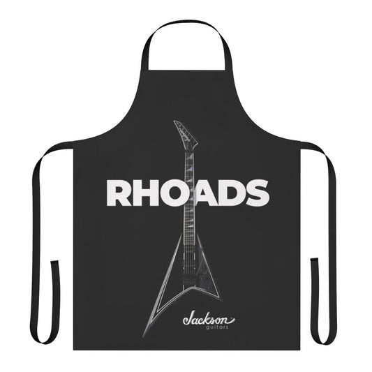 Stylish apron featuring the iconic pointy guitar design made famous by Randy Rhoads