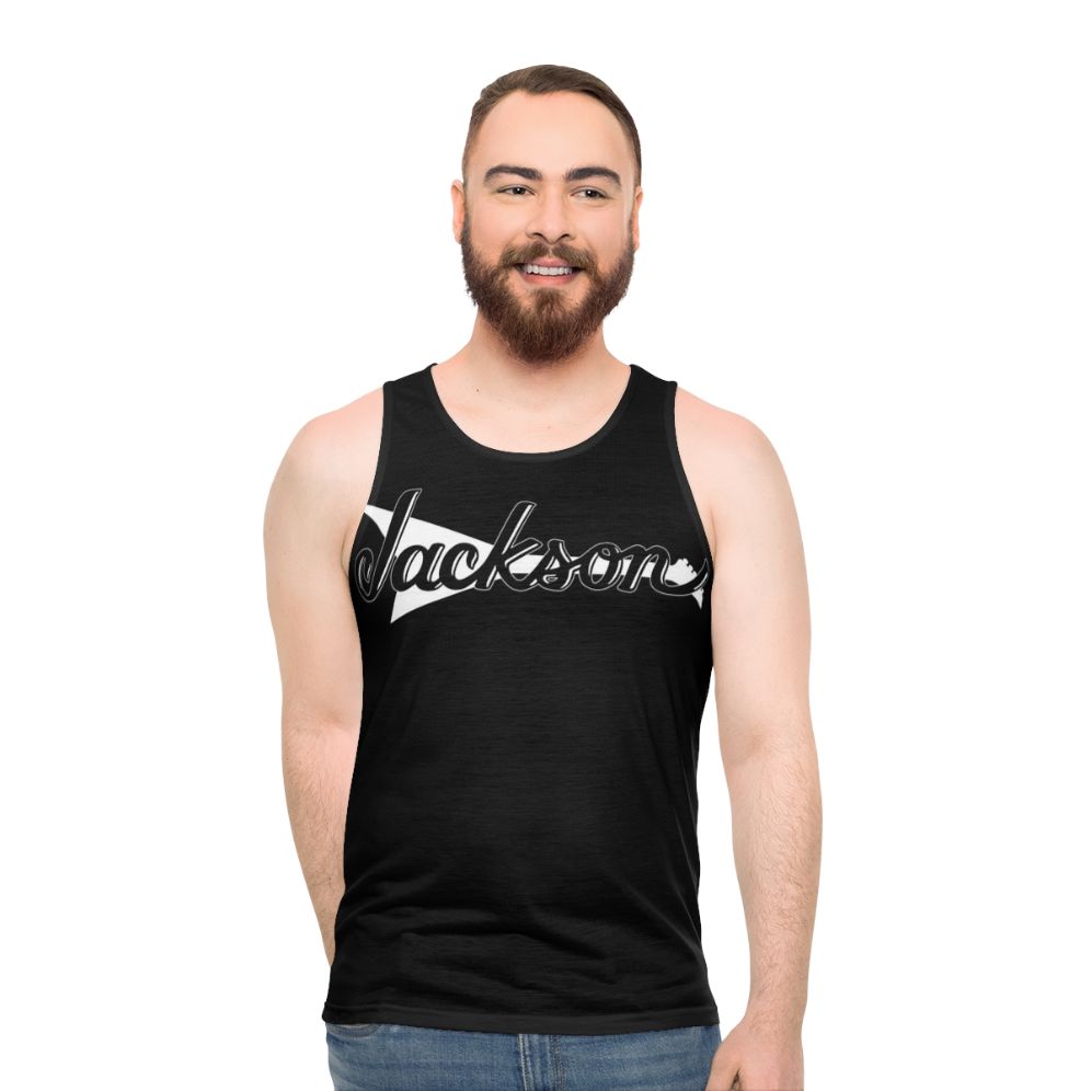 Rocking guitar unisex tank top