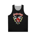 Rocking Hard Music Logo Unisex Black Tank Top