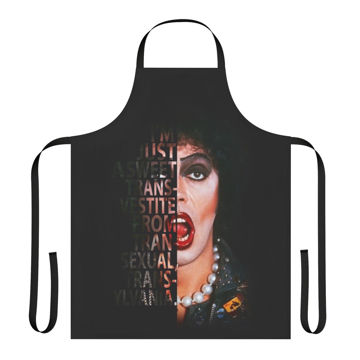 Rocky Horror Picture Show-inspired Frank N Furter apron