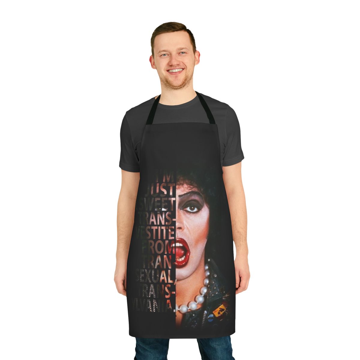 Rocky Horror Picture Show-inspired Frank N Furter apron