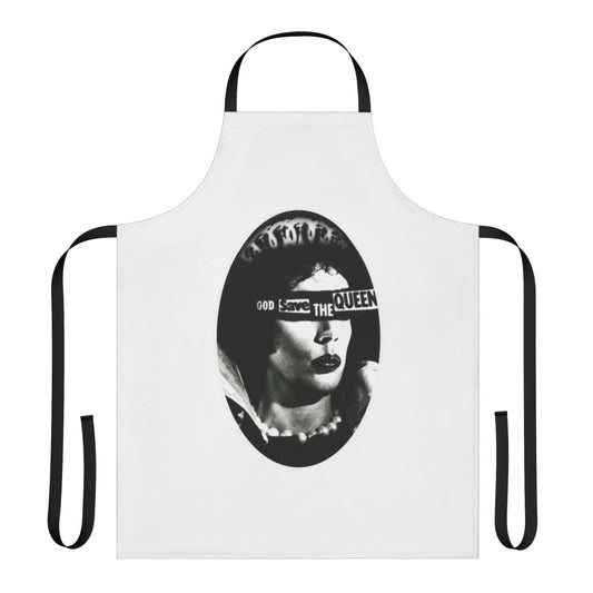 Rocky Horror Picture Show-inspired apron featuring Dr. Frank N Furter