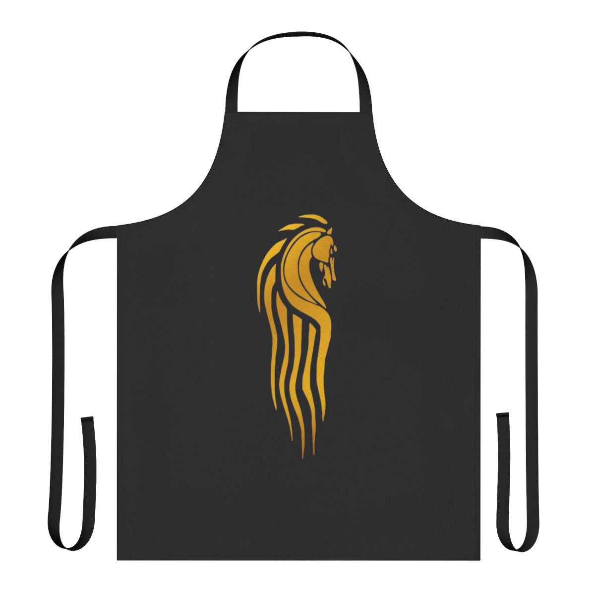 Rohan horse-themed apron with the flag of Rohan design