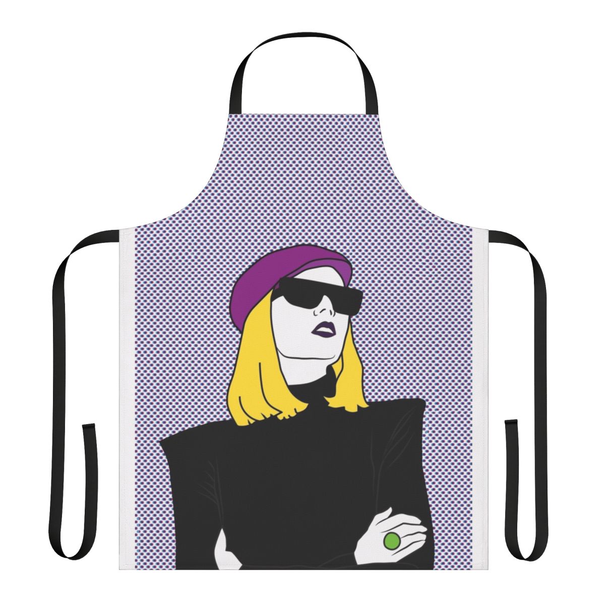 Roisin Murphy inspired apron featuring a cool and empowering design