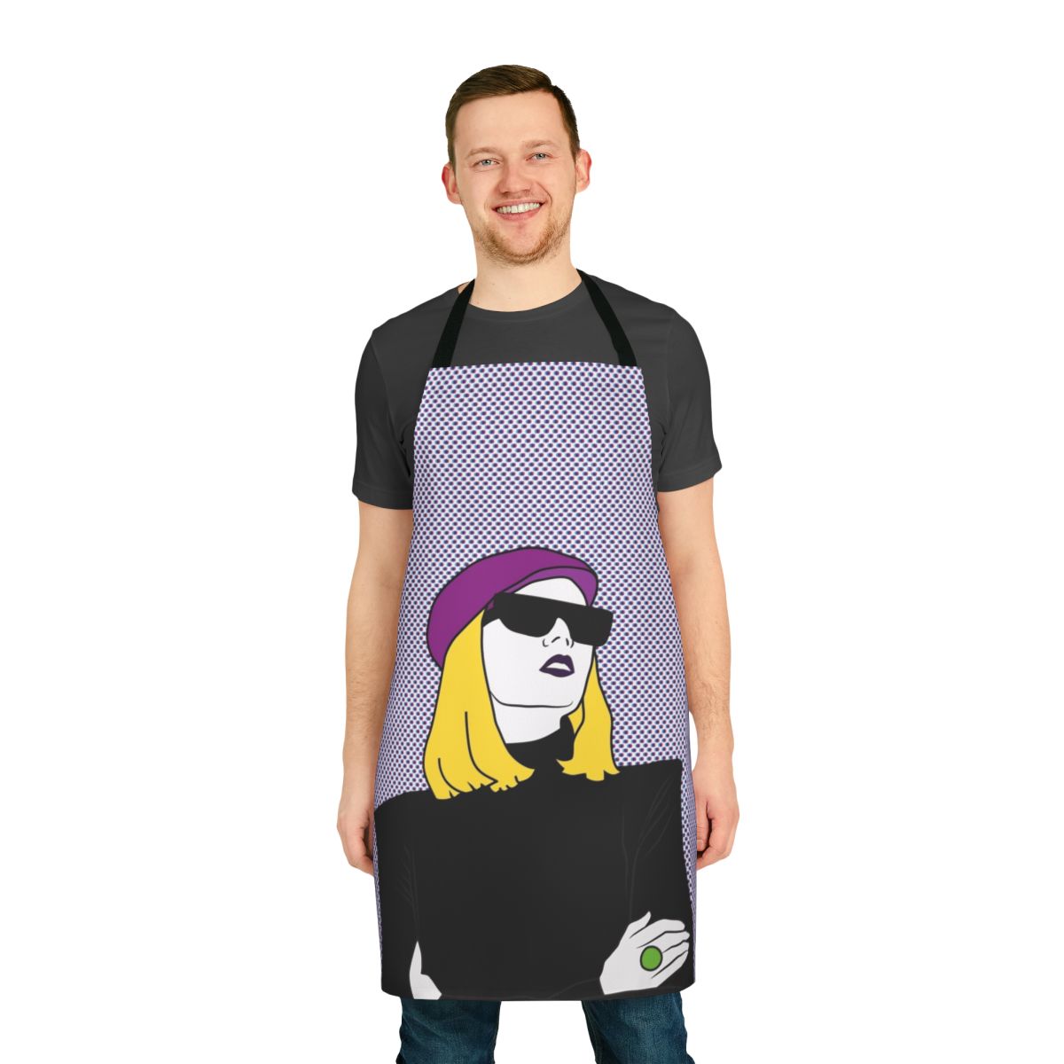 Roisin Murphy inspired apron featuring a cool and empowering design