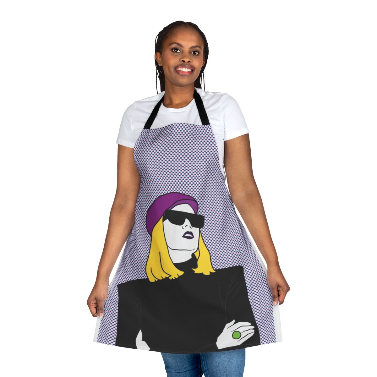 Roisin Murphy inspired apron featuring a cool and empowering design