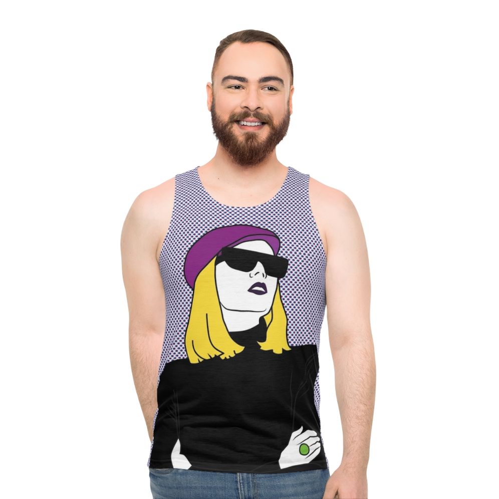 Empowering unisex tank top with Roisin Murphy, feminist music artist