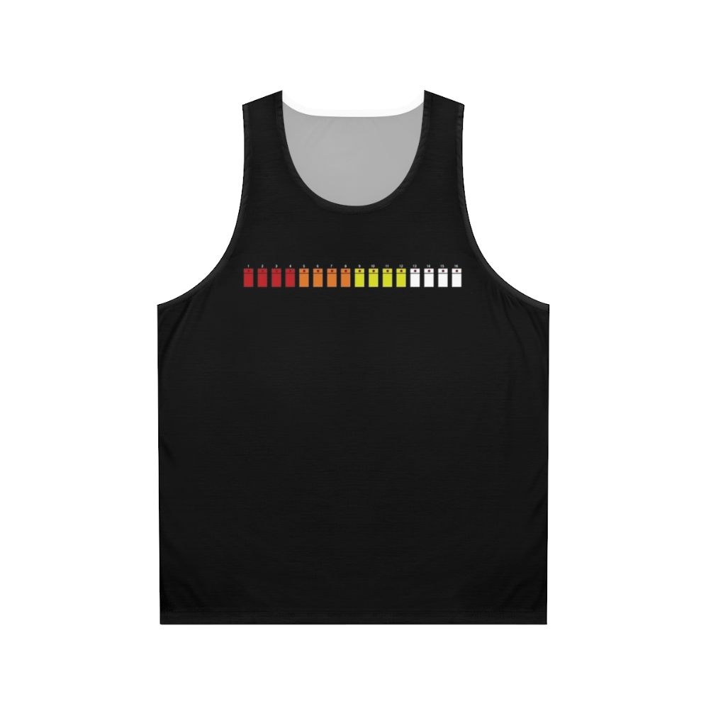 Roland 808 drum beats unisex tank top