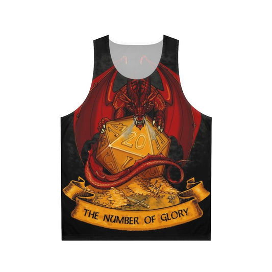 Roll The Dice Unisex Fantasy Gaming Tank Top