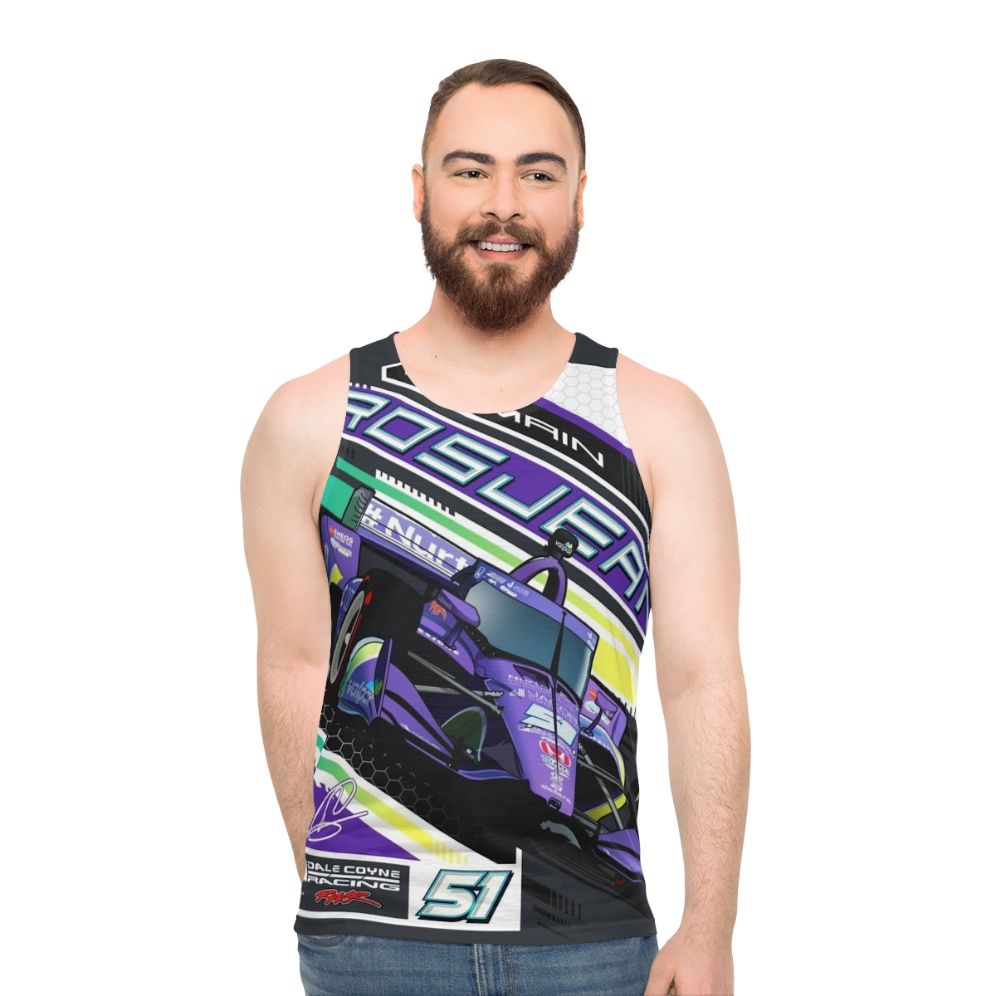 Romain Grosjean Indycar 51 Unisex Tank Top