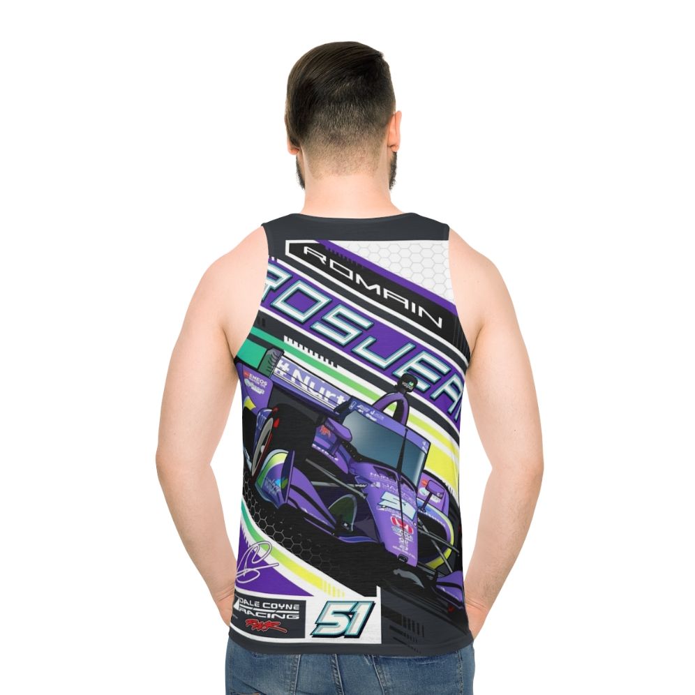 Romain Grosjean Indycar 51 Unisex Tank Top