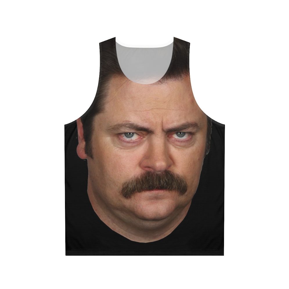 Ron Swanson Inspired Unisex Tank Top