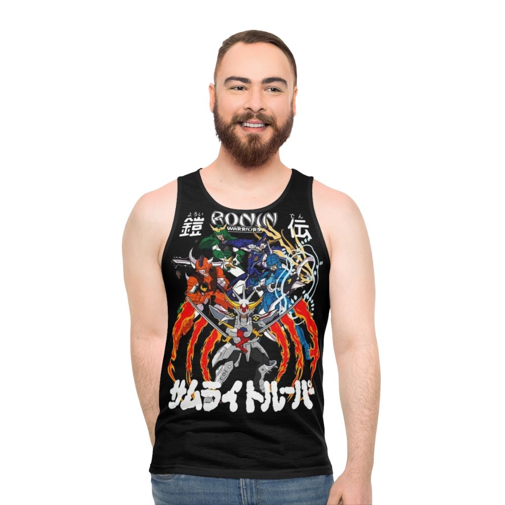Ronin Warriors anime unisex tank top