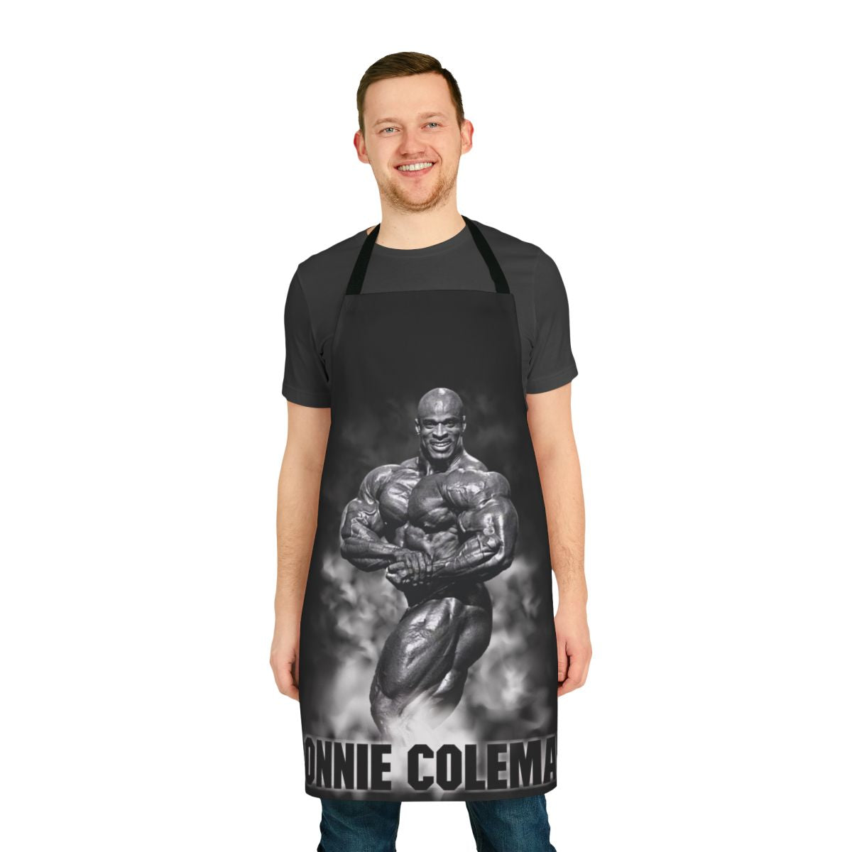 Ronnie Coleman Inspired Bodybuilder Apron with Iconic Bodybuilding Design