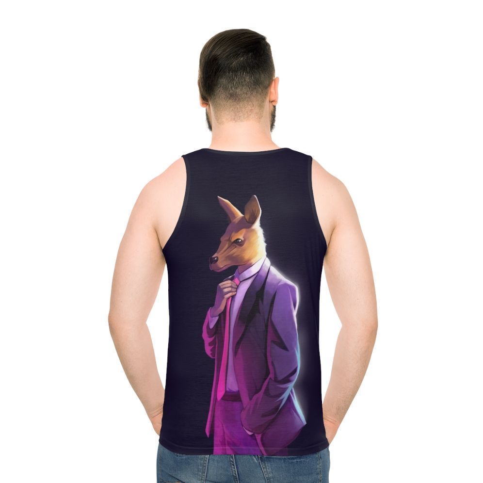 Roo in Suit Atheism Unisex Tank Top