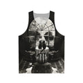 Room skull unisex tank top for gothic fashion lovers
