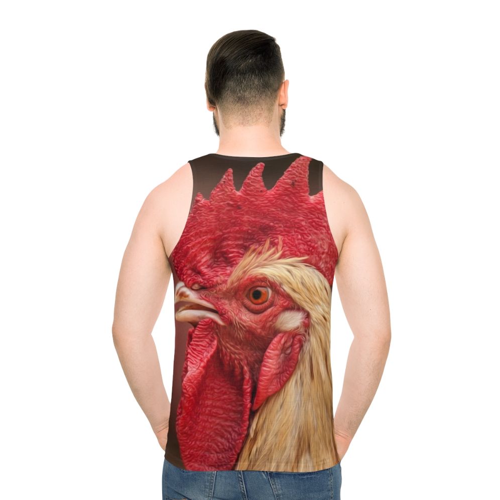 Rooster Chicken Red Poultry Farm Animals Unisex Tank Top