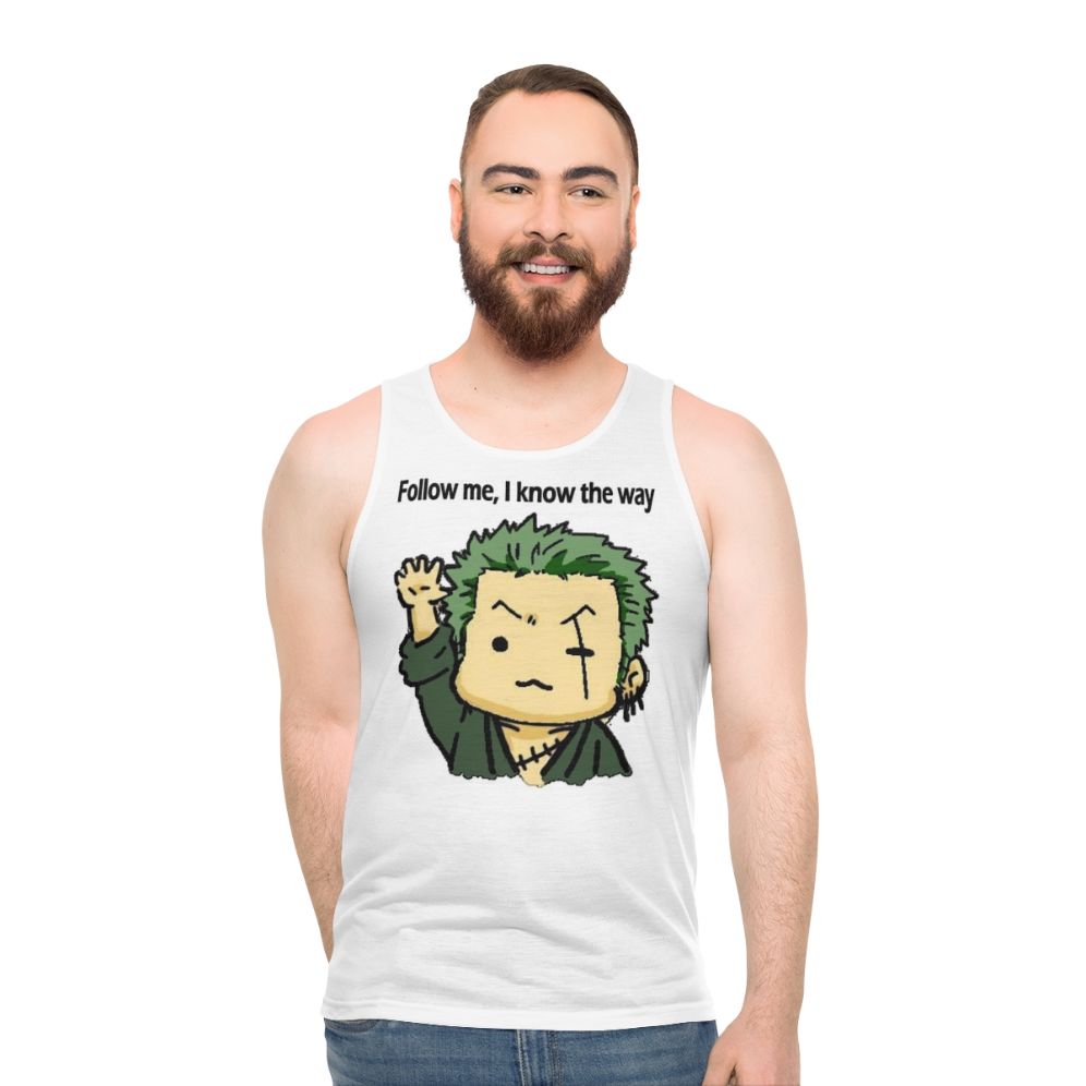 Roronoa Zoro One Piece Anime Unisex Tank Top