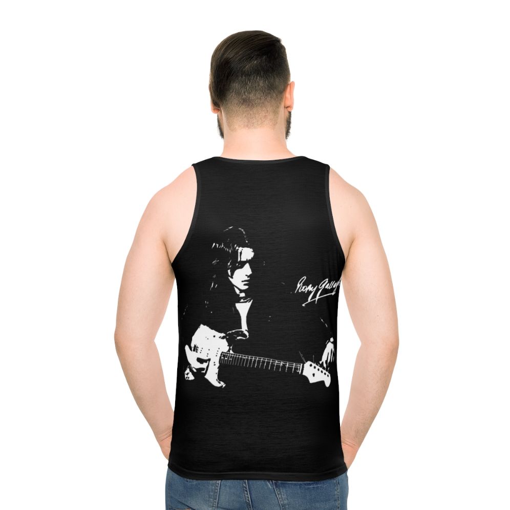 Rory Gallagher left-handed guitarist unisex tank top