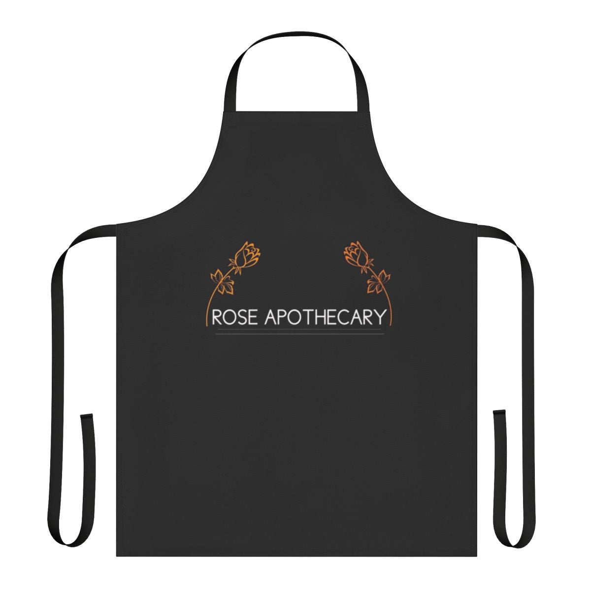 Rose Apothecary inspired apron with Schitt's Creek Motel theme