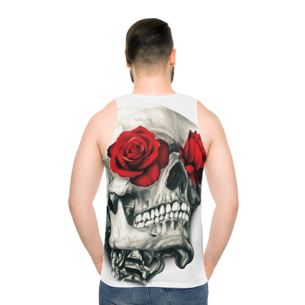 Rose Skull Unisex Tank Top