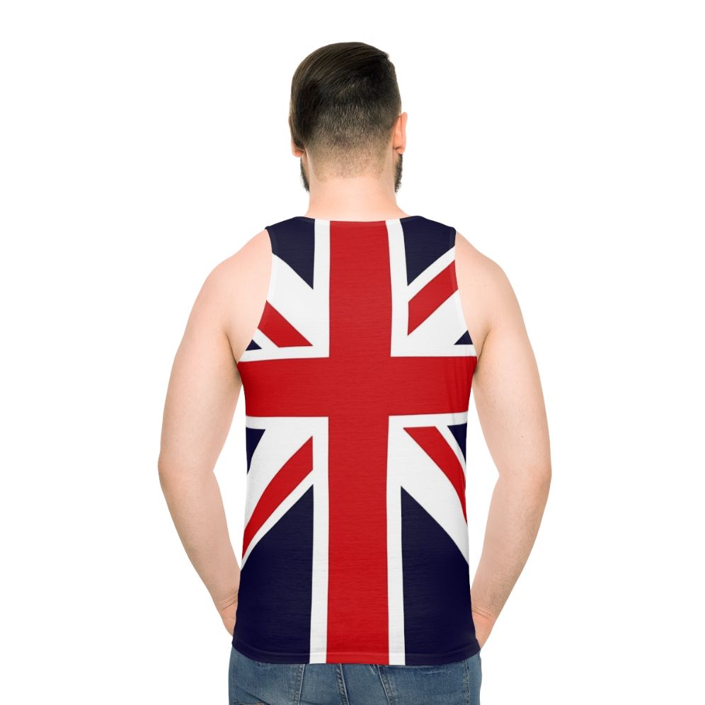 Rose Union Jack British Flag Great Britain Punk Unisex Tank Top