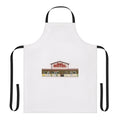 Rosebud Motel apron featuring the iconic logo from the TV series Schitt's Creek