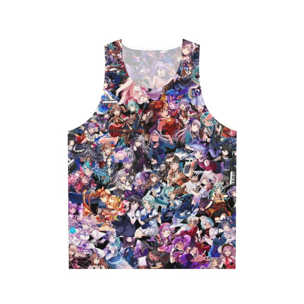 Roselia Unisex Tank Top with Yukina and Ako Inspired Anime Design