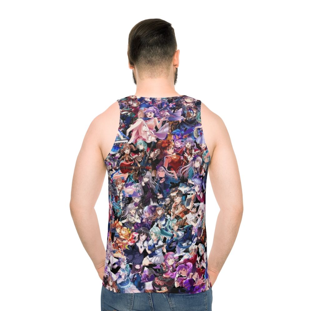 Roselia Unisex Tank Top with Yukina and Ako Inspired Anime Design