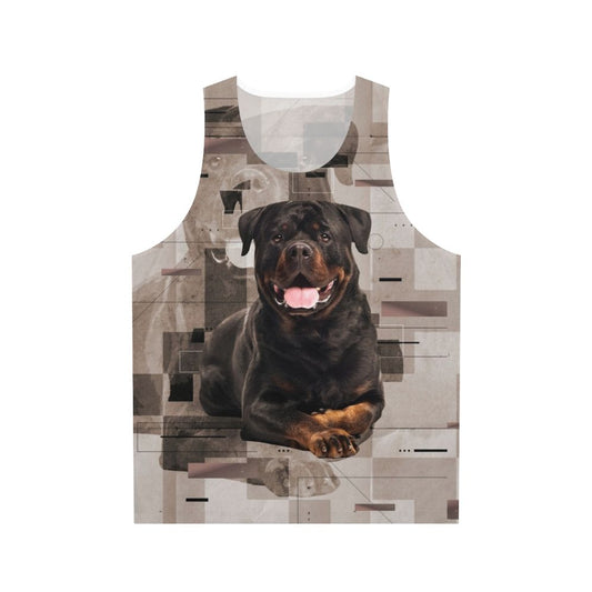 Rottweiler Metzgerhund Digital Art Unisex Tank Top