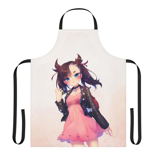 Roxy-inspired apron featuring Pokemon characters and designs