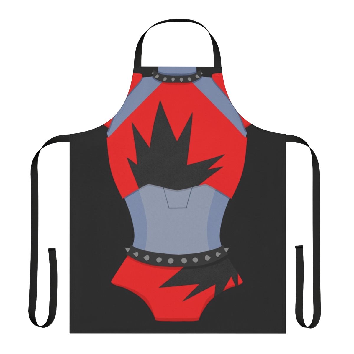 "Roxy Wolf-themed apron inspired by the video game Five Nights at Freddy's: Security Breach"
