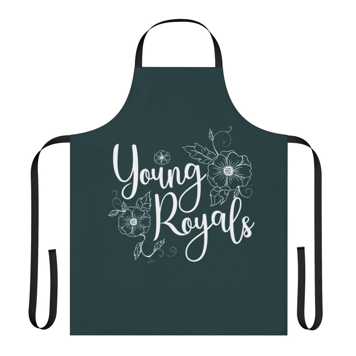 Stylish young royals-themed kitchen apron