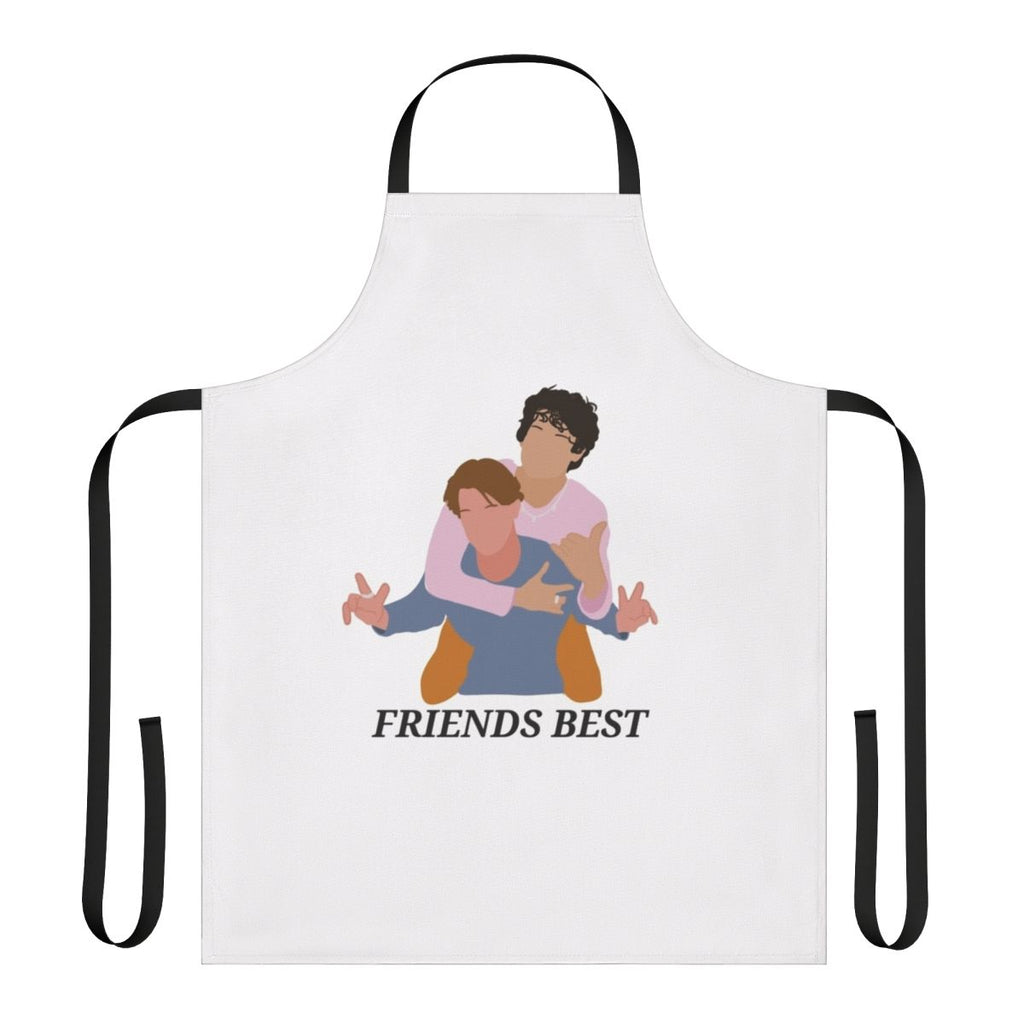 "A stylish apron featuring the captivating characters from the Netflix series Young Royals"
