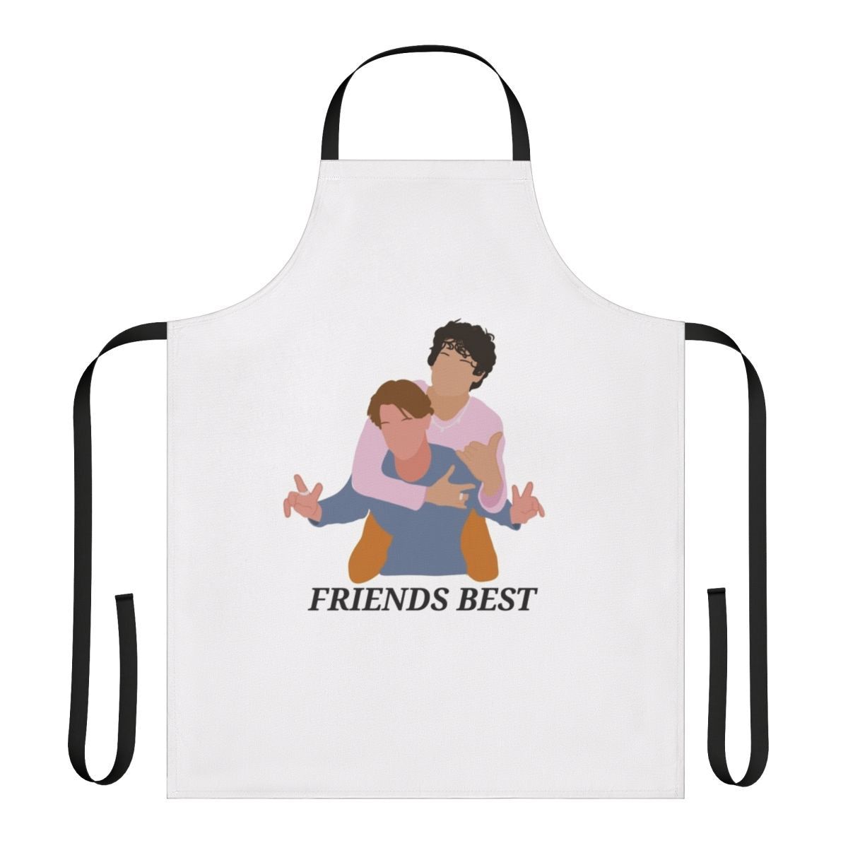 "A stylish apron featuring the captivating characters from the Netflix series Young Royals"