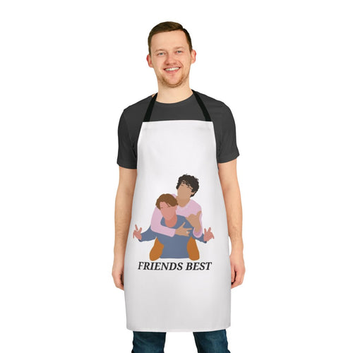 "A stylish apron featuring the captivating characters from the Netflix series Young Royals"
