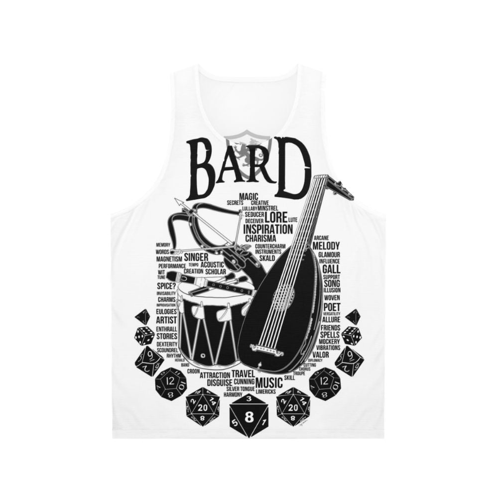 RPG Class Series Bard Unisex Tank Top