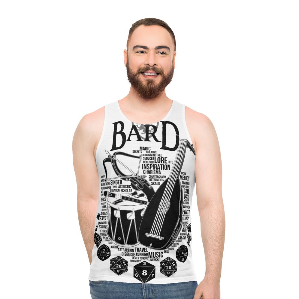 RPG Class Series Bard Unisex Tank Top