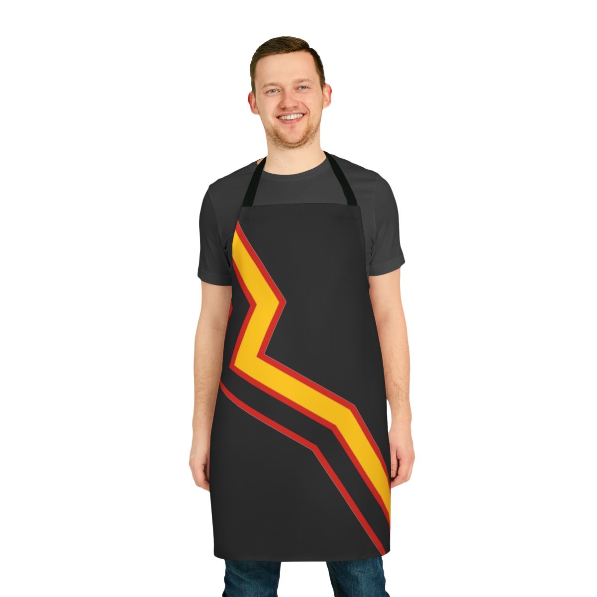 Rubber Pride Sash Apron with LGBTQ Pride Design