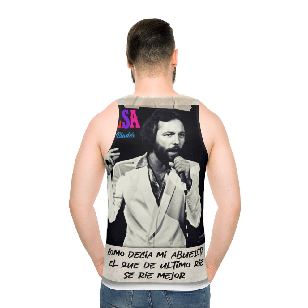 Ruben Blades Decisiones Unisex Salsa Music Tank Top