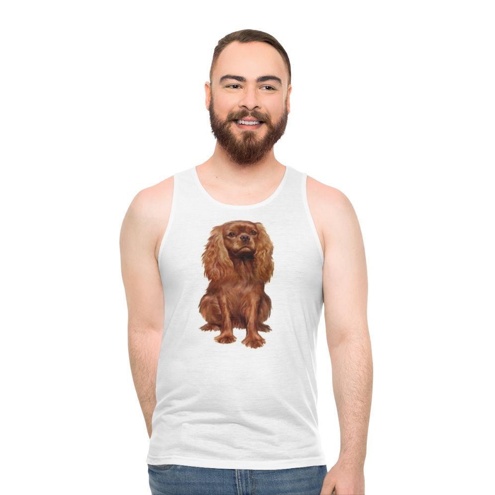 Cavalier King Charles Spaniel Ruby Unisex Tank Top