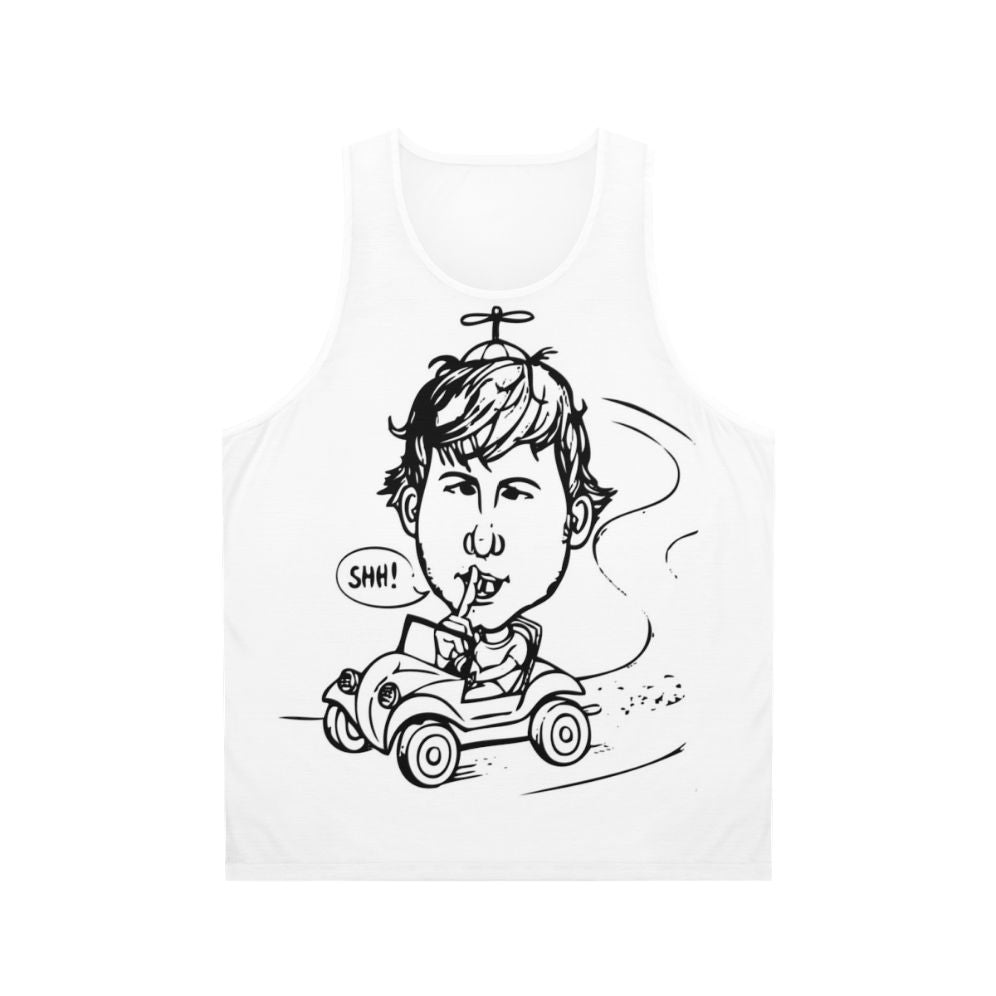 Rude Man Who Shushes Unisex Tank Top