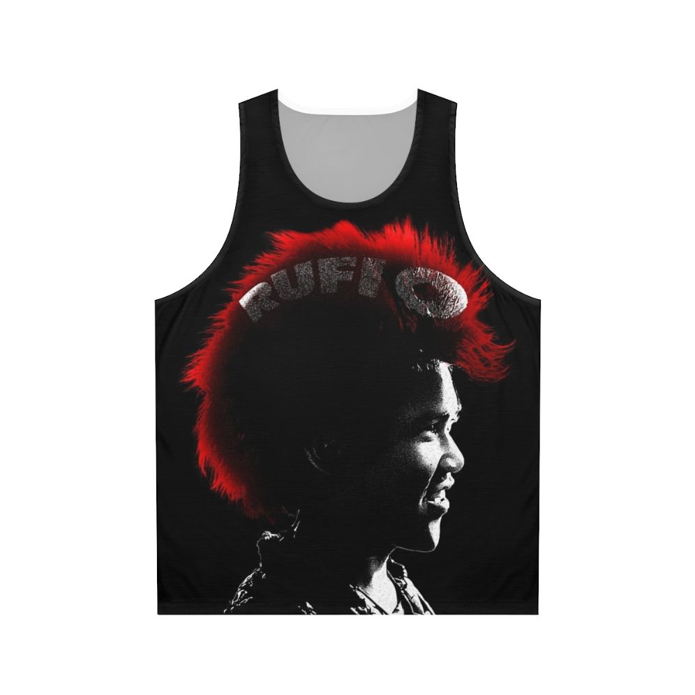 Rufio unisex 90s tank top with Peter Pan theme