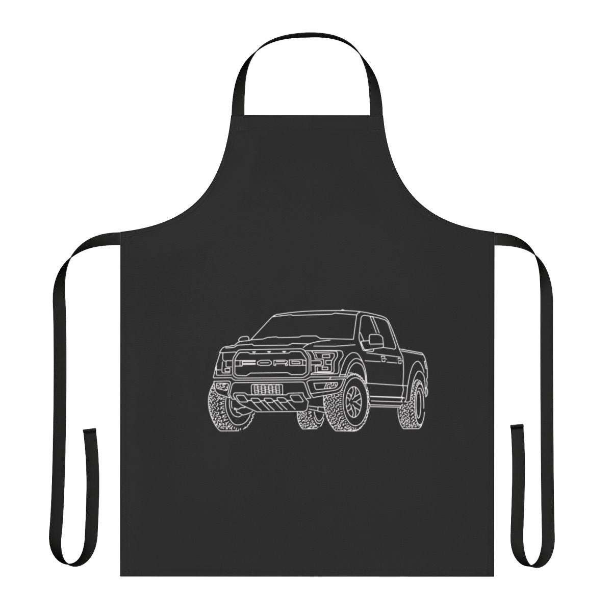 Ford F150 Raptor-inspired apron for automotive hobbyists and car lovers