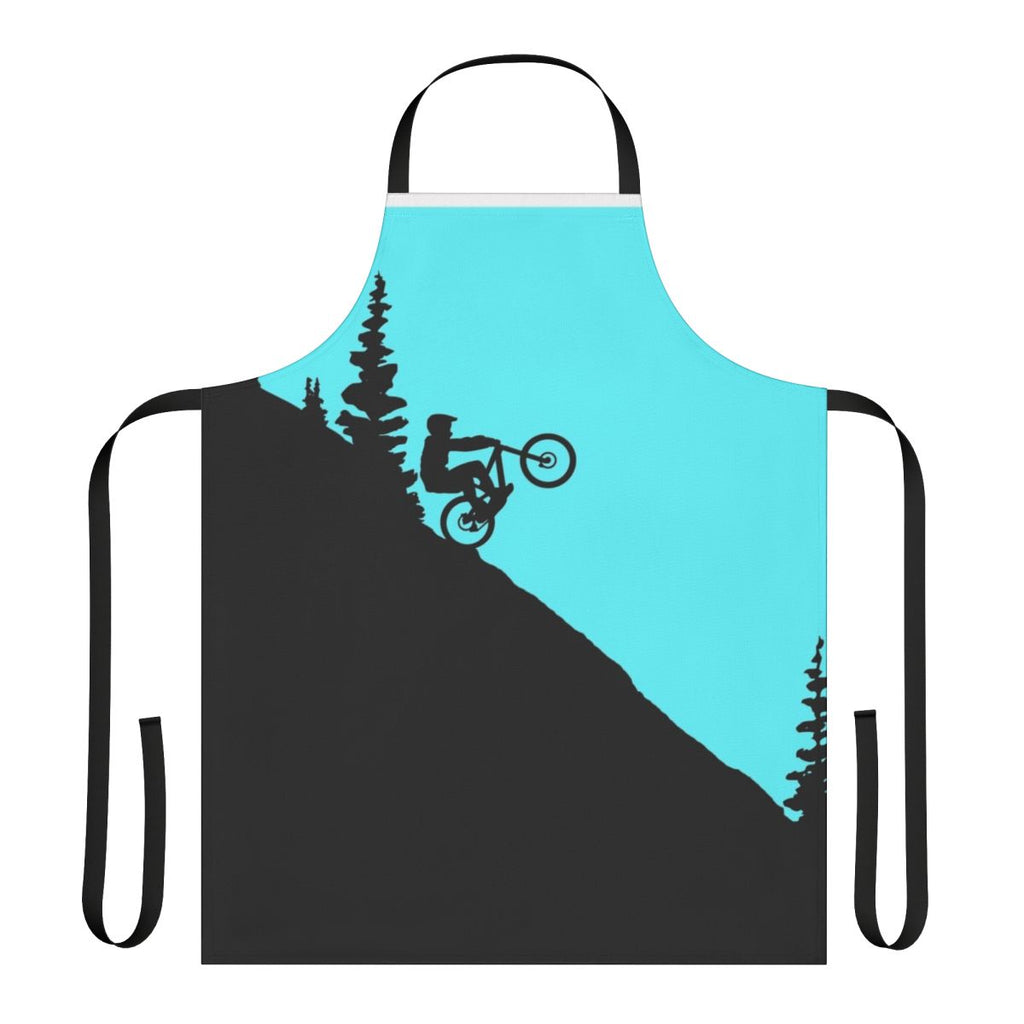 A durable and versatile apron designed for mountain biking enthusiasts, featuring a rugged and adventurous style.