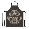 Durable Wild West-themed apron with rodeo, cowboy, and ranch design elements